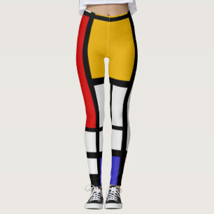 Leggings Bloque de color mondriano
