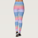Leggings bloque de color rosa pastel de color gris azul vio<br><div class="desc">Bonita y fresca combinación de colores pastel.</div>