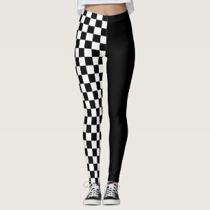 Leggings Bloque del color del tablero