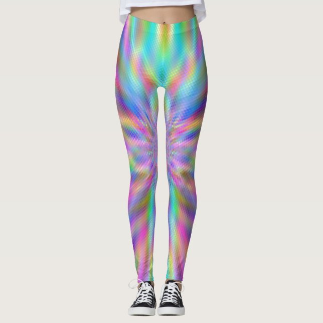 Leggings Bloques de Cromo Irisado (Anverso)