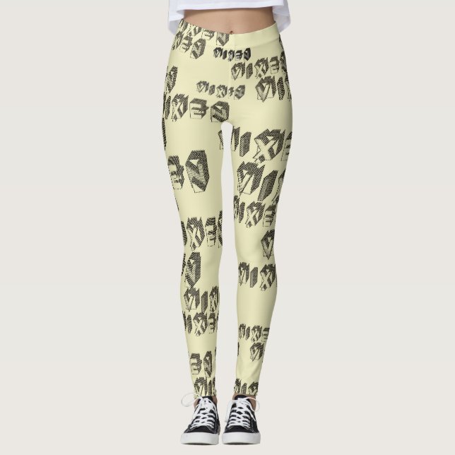 Leggings Bloques de Vixen estilo Retro (Anverso)