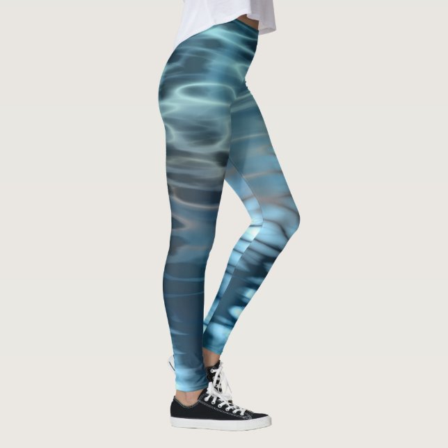 Leggings Blue Abstract (Derecha)