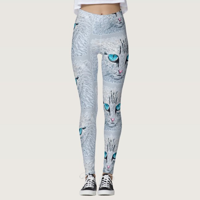 Leggings Blue Eyed Fluffy Cat (Anverso)