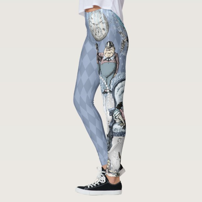 Leggings Blue Ice Silver Alice en el país de las maravillas (Izquierda)