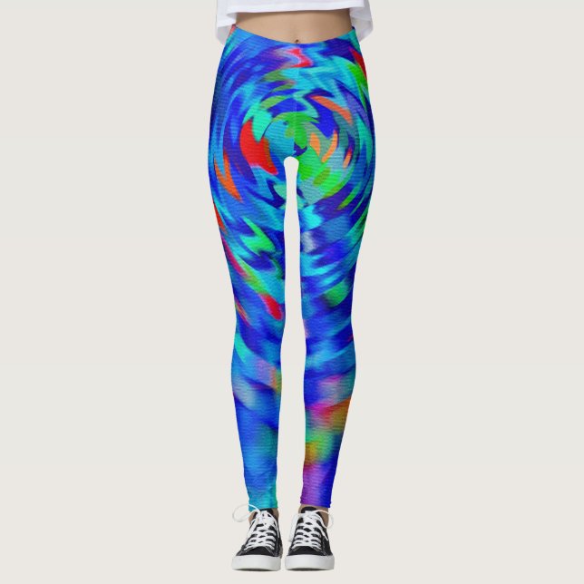 Leggings Blue Pond Ripple (Anverso)