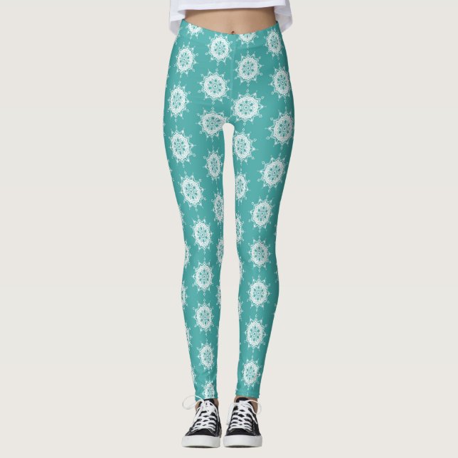 Leggings Blue Spruce Mandala (Anverso)