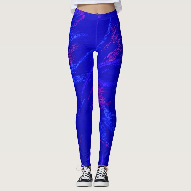 Leggings Blueberry Purple Swirl (Anverso)