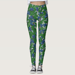Leggings Blueberry sobre blanco