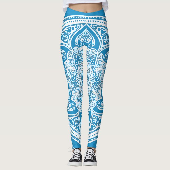 Leggings Bluebird Mandala (Anverso)
