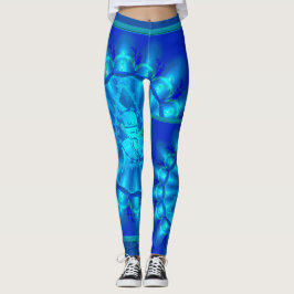 Leggings Blues celestiales - Piernas para hacer ejercicio s