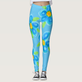 Leggings Blues con amarillo