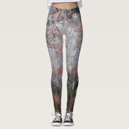 Leggings Blues de montaña rosa