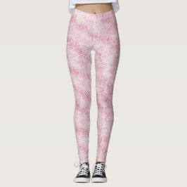 Leggings Blush Pink Glitter Sparkle