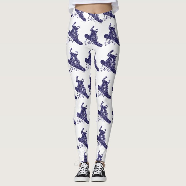 Leggings Boarder de nieve (Anverso)