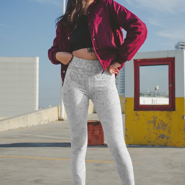 Leggings Boda de encaje blanco Diamond Confetti (Subido por el creador)