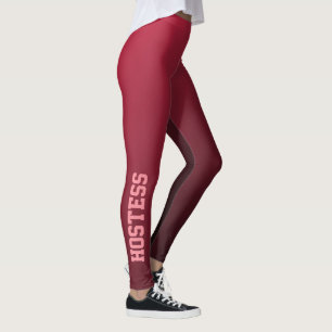 Leggings Boda Hostess Burgundy Ombre Fashion