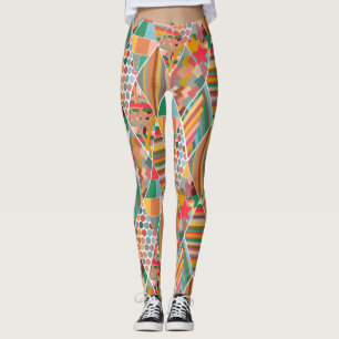 Leggings Boho Crazy Quilt