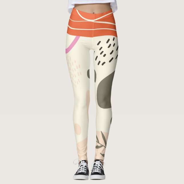 Leggings Boho deja arte Espiral de foto para bloc de notas (Anverso)