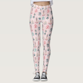 Leggings Boho Design- Frau mit Dreadlocks- Meditation- OM