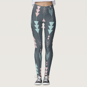 Leggings Boho estilo bohemio: Patrón étnico sin foco