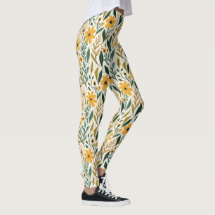Leggings Boho Floral Fantasy
