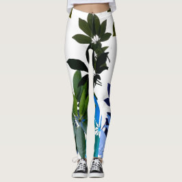 Leggings Boho Foliage Art