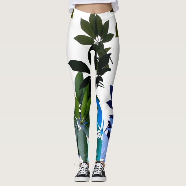 Leggings Boho Foliage Art (Anverso)