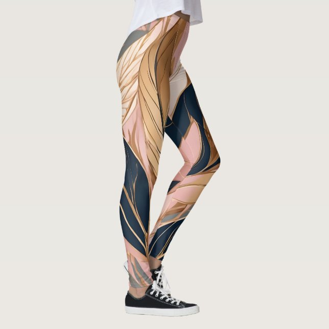 Leggings Boho moderno de Rubor Pink Gold deja colección (Derecha)