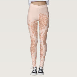 Leggings Boho Terracotta Mandala