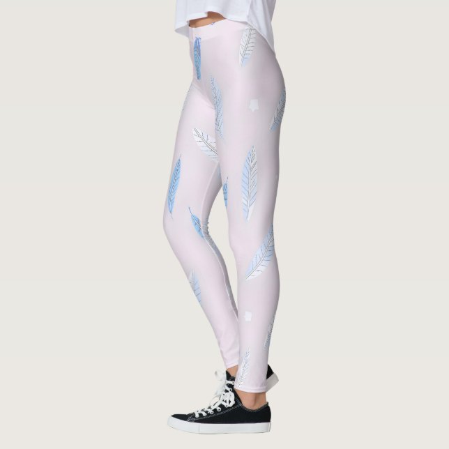 Leggings Boho Trendy Feathers Luxury Collection (Izquierda)