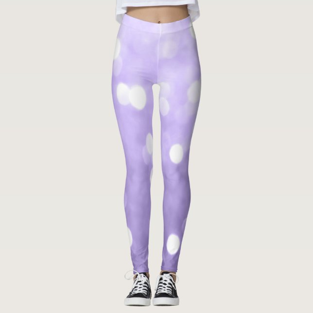 Leggings Bokek brillante púrpura ultravioleta Resumen (Anverso)