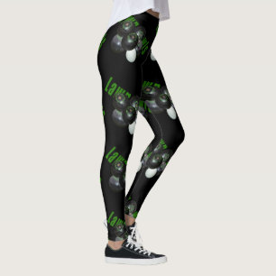 Leggings Bolas De Césped Y Logotipo,