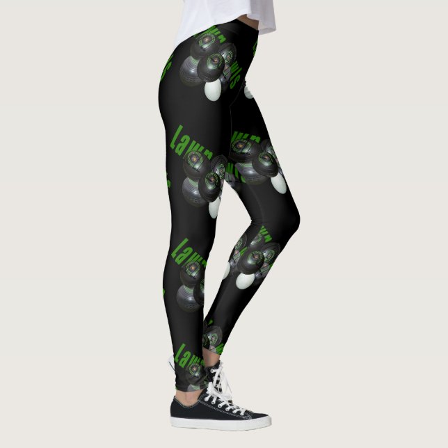 Leggings Bolas De Césped Y Logotipo, (Derecha)