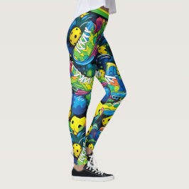 Leggings Bolas de picnic amarillas
