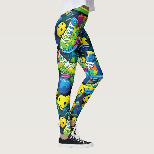 Leggings Bolas de picnic amarillas (Derecha)