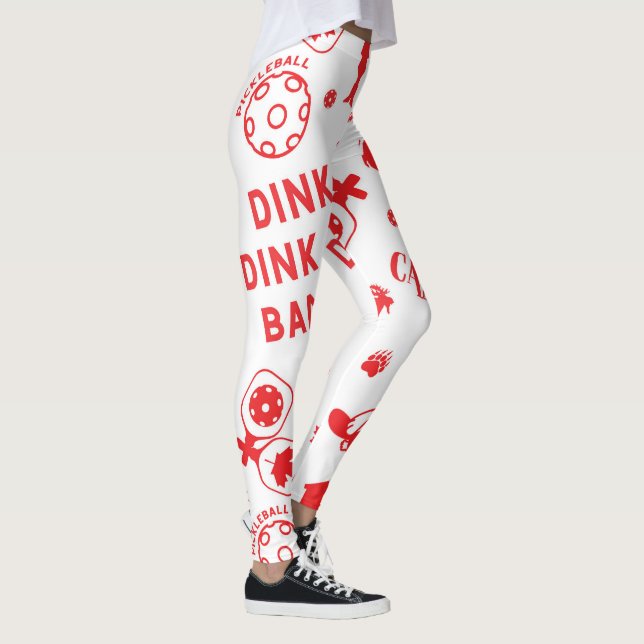 Leggings Bolas de pollo canadienses (tamaño de mosaico XL) (Derecha)