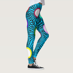 Leggings Bolas de Spike geométricas