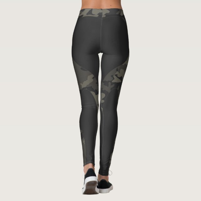 LEGGINGS BOLLO CAMO DEL CORAZÓN DE HAVEL (Reverso)