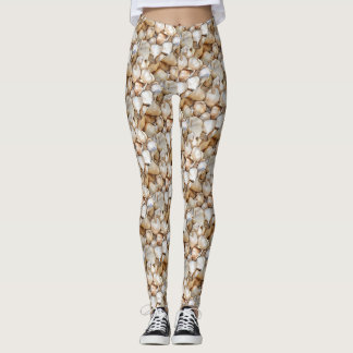 Leggings Bombillas de ajo Arte de esquema negro artístico
