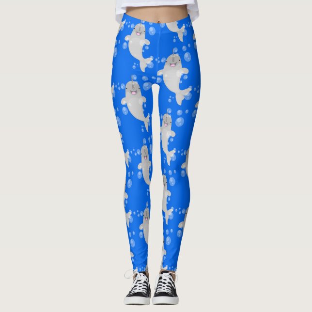 Leggings Bombillas de narguile alegres, ilustracion persona (Anverso)