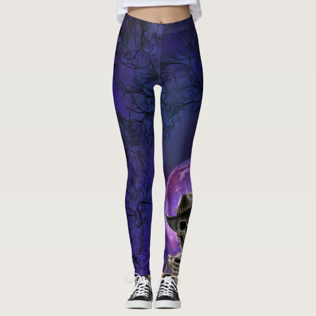 Leggings Boney James Dances de Moonlight, Skeleton (Anverso)