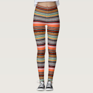 Leggings Bonitas rayas de colores