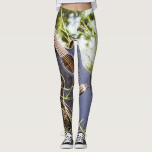 Leggings Bonito Bass Guitar