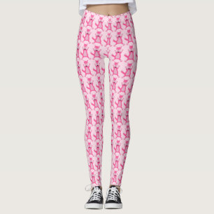 Leggings Bonito Bebé Rosa Fox Pattered