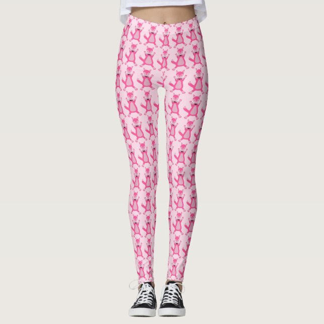 Leggings Bonito Bebé Rosa Fox Pattered (Anverso)