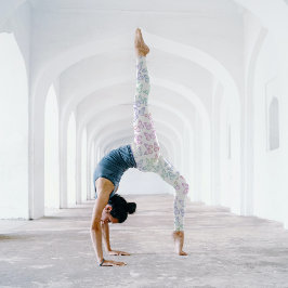 Leggings Bonito Cute Girly Pastel Patrón de mariposa