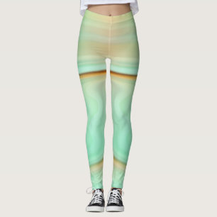 Leggings Bonito degradado de menta