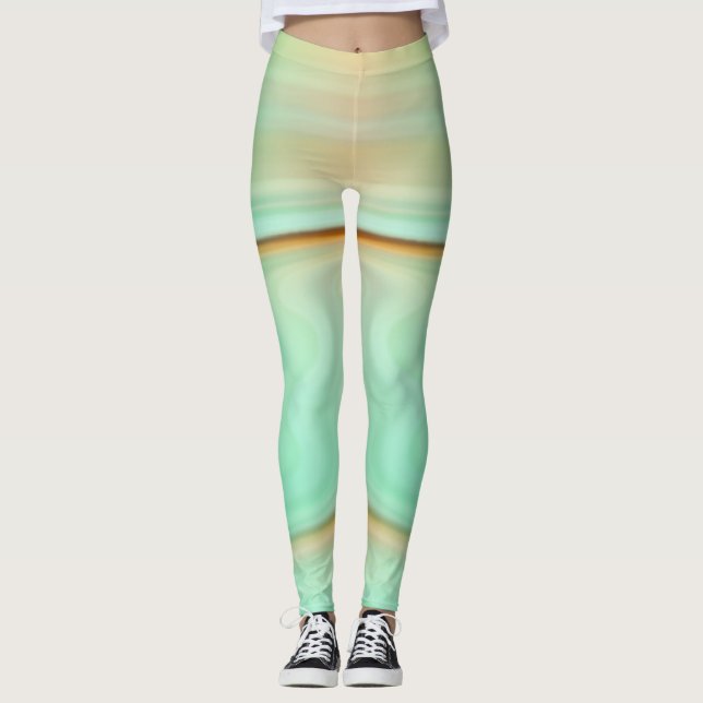 Leggings Bonito degradado de menta (Anverso)