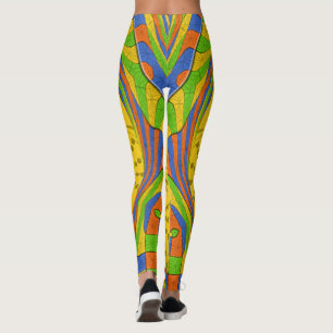 Leggings bonito diseño egipcio de varios colores, parte sim