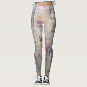 Leggings Bonito en las polainas rosadas - colores